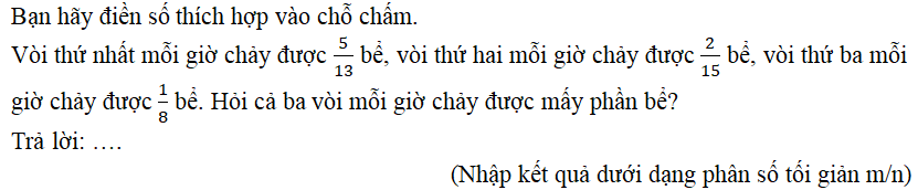 Đấu trường Vioedu lớp 6 cấp Tỉnh năm 2025 - 2026 - Câu 17