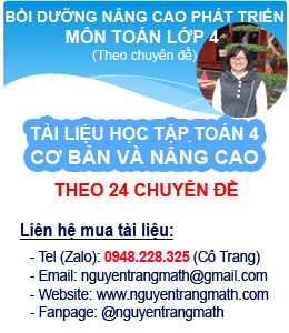 Bồi dưỡng Toán lớp 4 - Cô Trang